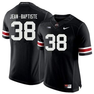 Men's Ohio State Buckeyes #38 Javontae Jean-Baptiste Black Nike NCAA College Football Jersey August LZL3844QP